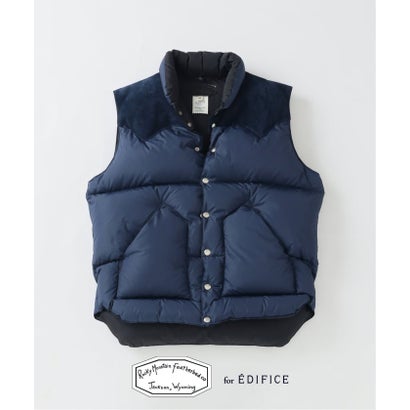 エディフィス EDIFICE 《予約》RMFC（ロッキーマウンテン）別注 Down Vest（ブラック）｜詳細画像