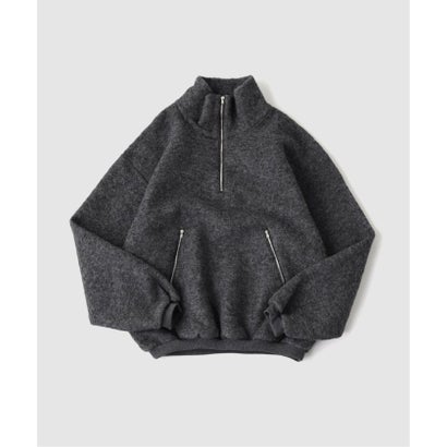 TANAKA (タナカ) FLEECE PULLOVER （グレー）｜詳細画像
