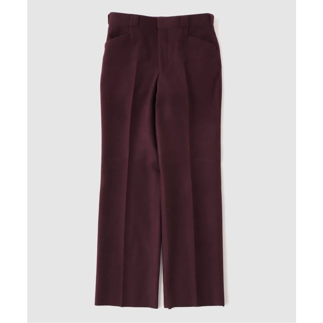 Fumiya Hirano(フミヤヒラノ) 別注 Bloomsbury Melton Trousers （ボルドー）