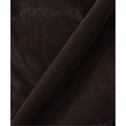 SOFT SUEDE ファー ベスト （ブラック）｜詳細画像