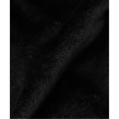 SOFT SUEDE ファー ベスト （ブラック）｜詳細画像