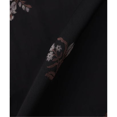 ETS.MATERIAUX(マテリオ) embroidery shirts （ブラック）｜詳細画像