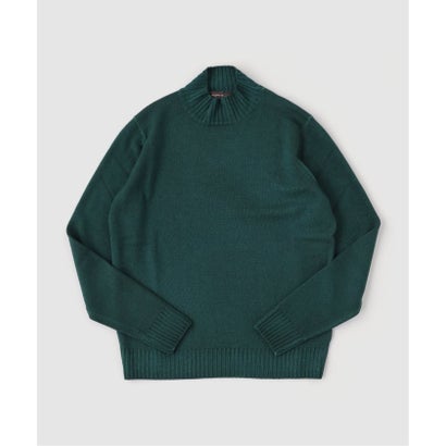 エディフィス EDIFICE FILIPPO DE LAURENTIIS Garment Dye 10gg モックネック ニット （ボルドー）｜詳細画像
