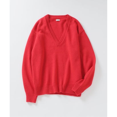 エディフィス EDIFICE 《予約》COTTON/WOOL DEEP Vネック ニット （ブラック）｜詳細画像