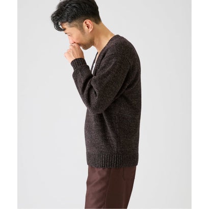 エディフィス EDIFICE 《予約》COTTON/WOOL DEEP Vネック ニット （ブラック）｜詳細画像
