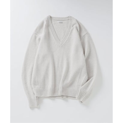 エディフィス EDIFICE 《予約》COTTON/WOOL DEEP Vネック ニット （レッド）｜詳細画像