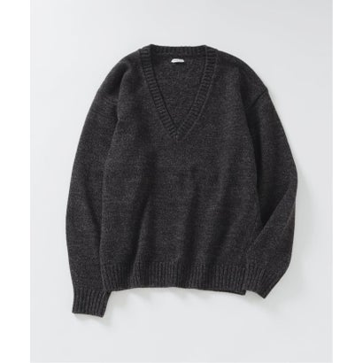 エディフィス EDIFICE 《予約》COTTON/WOOL DEEP Vネック ニット （レッド）｜詳細画像