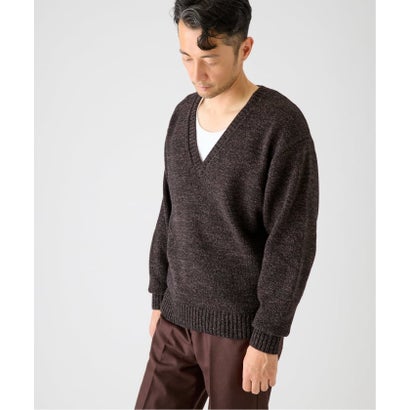 エディフィス EDIFICE 《予約》COTTON/WOOL DEEP Vネック ニット （グレー）｜詳細画像