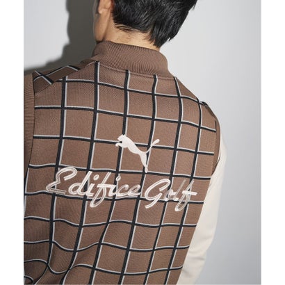 《予約》PUMA x EDIFICE GOLF ニットベスト （ブラウン）｜詳細画像