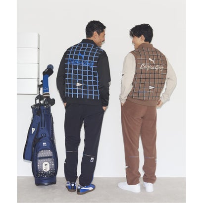 《予約》PUMA x EDIFICE GOLF ニットベスト （ブラウン）｜詳細画像