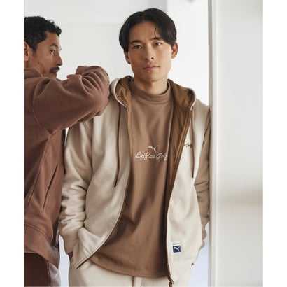 エディフィス EDIFICE 《予約》PUMA x EDIFICE GOLF リバーシブルフーディ （ベージュ）｜詳細画像