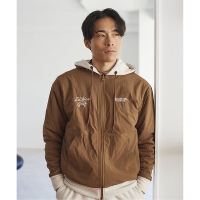 エディフィス EDIFICE 《予約》PUMA x EDIFICE GOLF リバーシブルフーディ （ベージュ）｜詳細画像