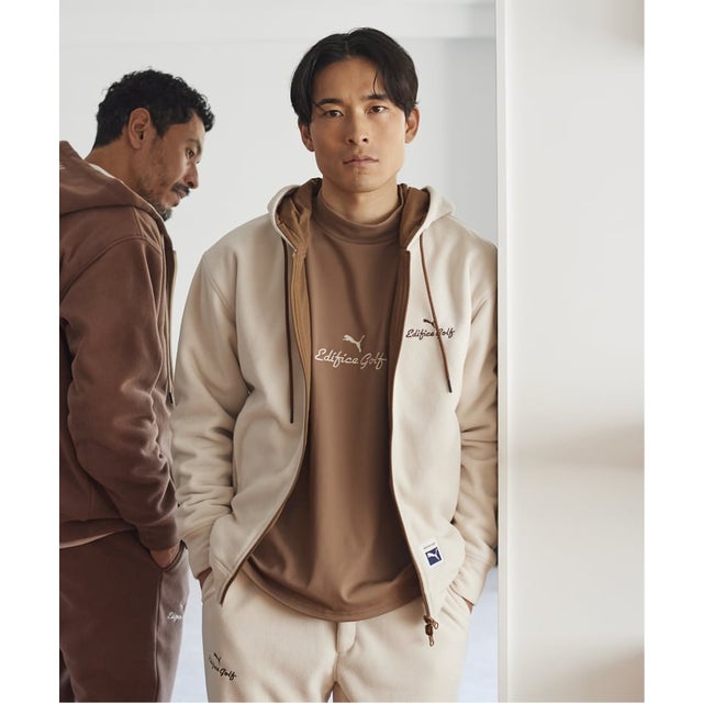 《予約》PUMA x GOLF リバーシブルフーディ （ベージュ）