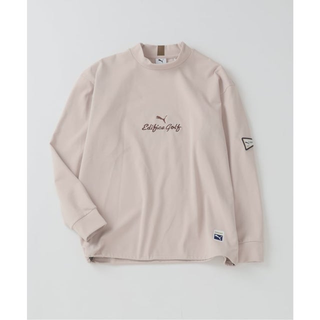 《予約》PUMA x GOLFモックネックロングスリーブTシャツ （ベージュ）