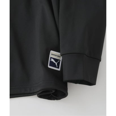 《予約》PUMA x EDIFICE GOLFモックネックロングスリーブTシャツ （ブラック）｜詳細画像
