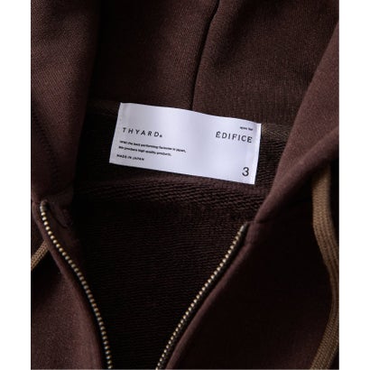 《予約》THYARD(スヤード)別注 SOLOTEX ZIP フーディー （ブラウン）｜詳細画像