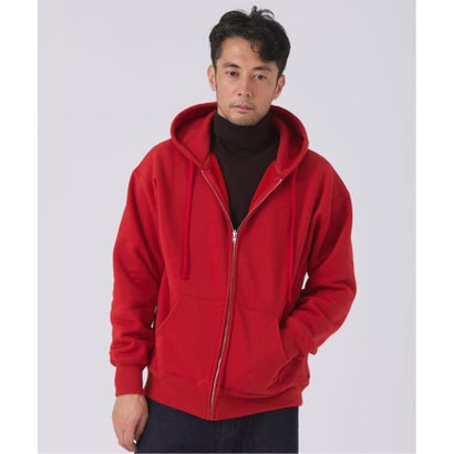 《予約》THYARD(スヤード)別注 SOLOTEX ZIP フーディー （レッド）｜詳細画像