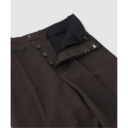 エディフィス EDIFICE MAISON MARGIELA(メゾン マルジェラ) WOOL TAILORED TROUSERS LIGHT FRESCO （ブラウン）｜詳細画像