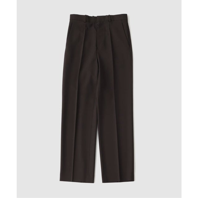 MAISON MARGIELA(メゾン マルジェラ) WOOL TAILORED TROUSERS LIGHT FRESCO （ブラウン）