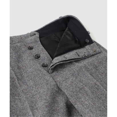 エディフィス EDIFICE MAISON MARGIELA(メゾン マルジェラ) WOOL TAILORED TROUSERS HERRINGBONE （グレーA）｜詳細画像