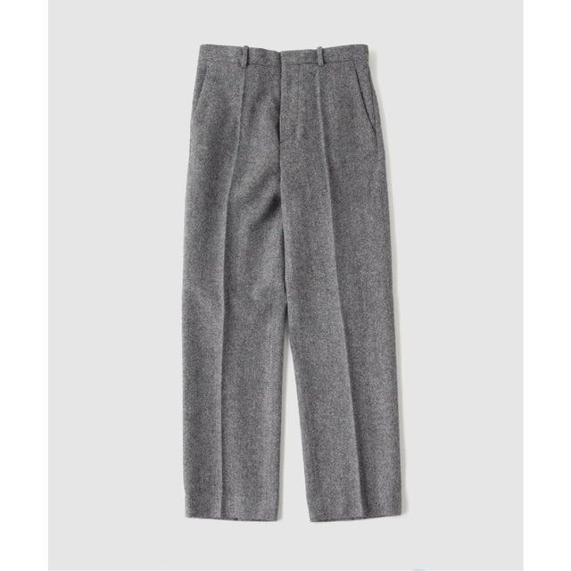 MAISON MARGIELA(メゾン マルジェラ) WOOL TAILORED TROUSERS HERRINGBONE （グレーA）