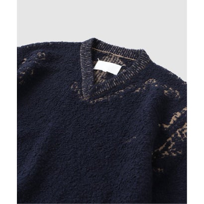 エディフィス EDIFICE MAISON MARGIELA(メゾン マルジェラ) ACID KNIT SWEATER （ネイビー）｜詳細画像