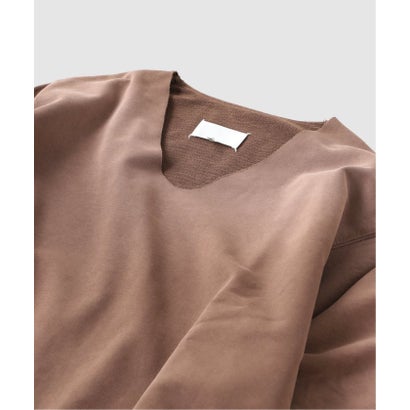 エディフィス EDIFICE MAISON MARGIELA(メゾン マルジェラ) WASHED V-NECK SWEATSHIRT （キャメル）｜詳細画像