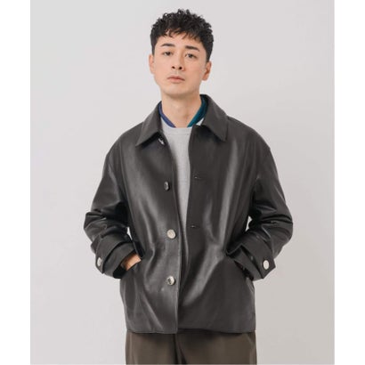《予約》MACKINTOSH(マッキントッシュ) 別注 HUMBIE/ハンビー レザー SL SHORT （ブラック）｜詳細画像