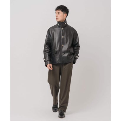 《予約》MACKINTOSH(マッキントッシュ) 別注 HUMBIE/ハンビー レザー SL SHORT （ブラック）｜詳細画像