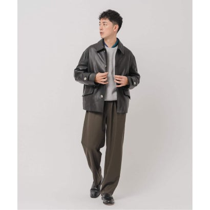 《予約》MACKINTOSH(マッキントッシュ) 別注 HUMBIE/ハンビー レザー SL SHORT （ブラック）｜詳細画像
