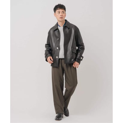 《予約》MACKINTOSH(マッキントッシュ) 別注 HUMBIE/ハンビー レザー SL SHORT （ブラック）｜詳細画像