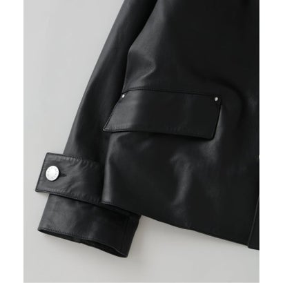 《予約》MACKINTOSH(マッキントッシュ) 別注 HUMBIE/ハンビー レザー SL SHORT （ブラック）｜詳細画像