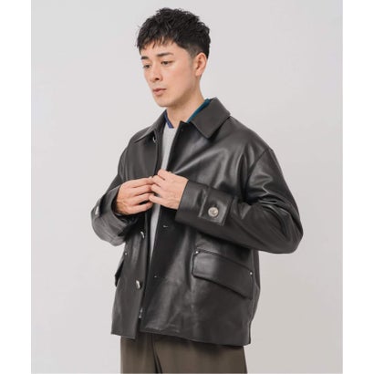 《予約》MACKINTOSH(マッキントッシュ) 別注 HUMBIE/ハンビー レザー SL SHORT （ブラック）｜詳細画像