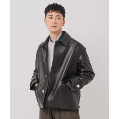 《予約》MACKINTOSH(マッキントッシュ) 別注 HUMBIE/ハンビー レザー SL SHORT （ブラック）｜詳細画像