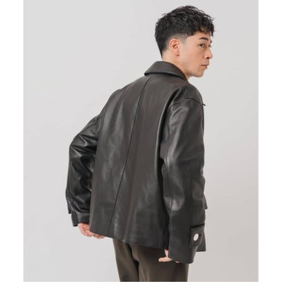 《予約》MACKINTOSH(マッキントッシュ) 別注 HUMBIE/ハンビー レザー SL SHORT （ブラック）｜詳細画像