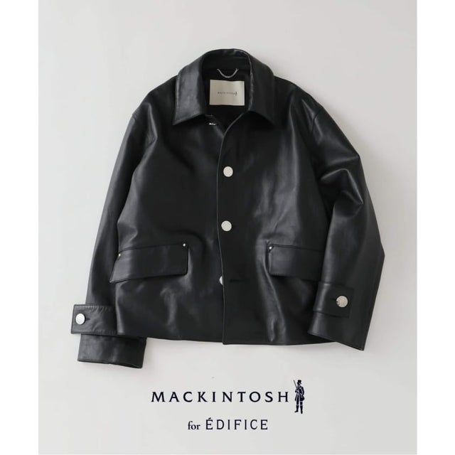 《予約》MACKINTOSH(マッキントッシュ) 別注 HUMBIE/ハンビー レザー SL SHORT （ブラック）