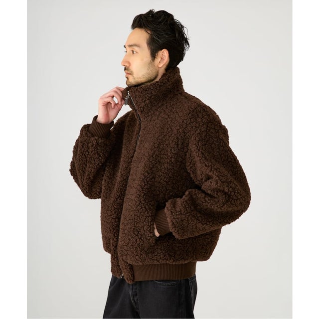 《予約》EcopeL Poodle ボンバーブルゾン （ブラウン）