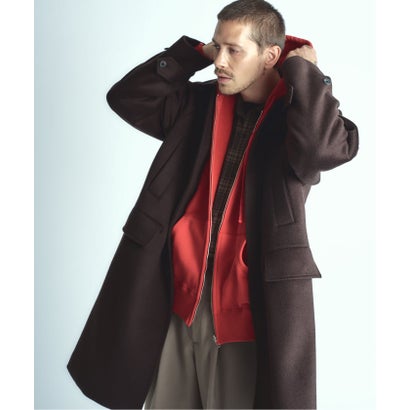 《予約》PURE WOOL ビーバー ハンティング コート （ブラウン）｜詳細画像