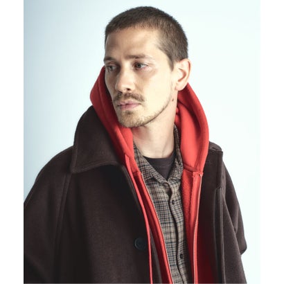 《予約》PURE WOOL ビーバー ハンティング コート （ブラック D）｜詳細画像
