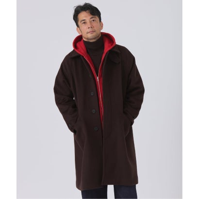 《予約》PURE WOOL ビーバー ハンティング コート （ブラック D）｜詳細画像