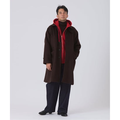 《予約》PURE WOOL ビーバー ハンティング コート （ブラック D）｜詳細画像
