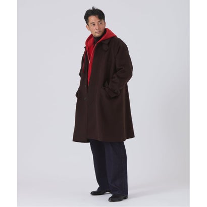 《予約》PURE WOOL ビーバー ハンティング コート （ブラック D）｜詳細画像