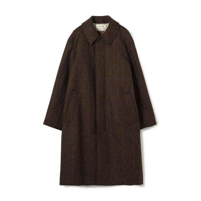 edition pourell ブリティッシュツイード ロングコート （48 ダークブラウン系）