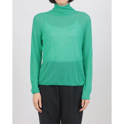 エグランティーヌ EGLANTINE 軽量ウールボトルネックニット （ターコイズブルー）｜詳細画像