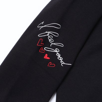 エグランティーヌ EGLANTINE ランダム刺繍加工プルオーバー （ブラック）｜詳細画像