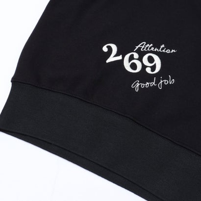 エグランティーヌ EGLANTINE ランダム刺繍加工プルオーバー （ブラック）｜詳細画像