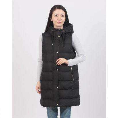 ダウンロングベスト （ブラック）｜詳細画像