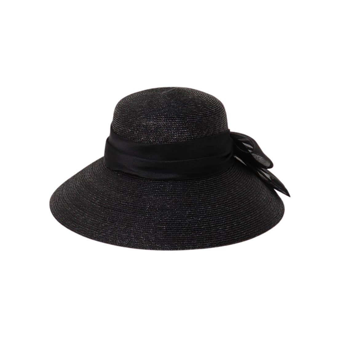 エイミーイストワール eimy istoire Organdy Ribbon Capellin hat （BLACK）