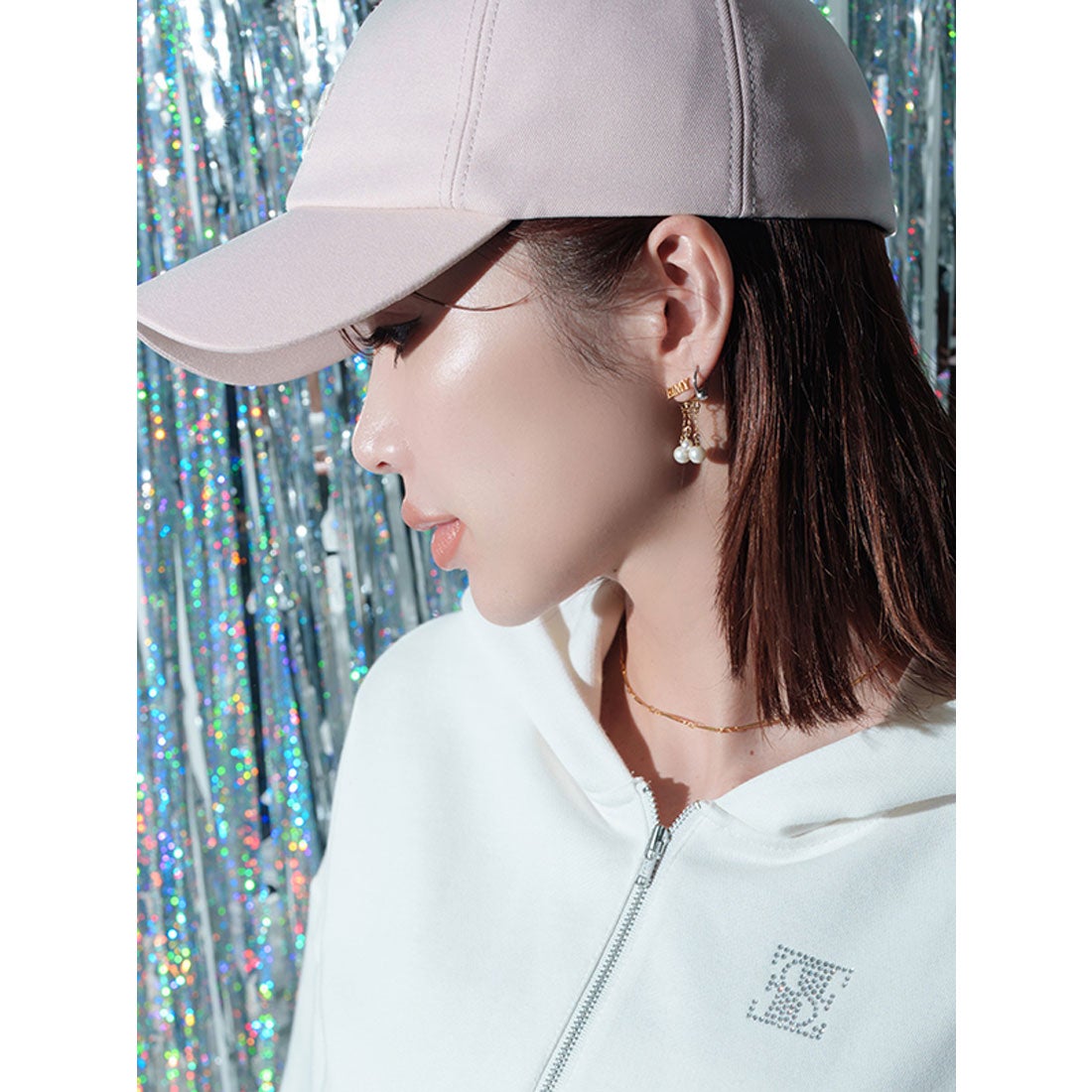 エイミーイストワール EIMY ISTOIRE エンブロイダリーキャップ （PINK 