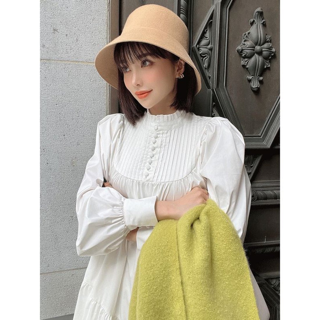 エイミーイストワール EIMY ISTOIRE アシンメトリーデザインミニ